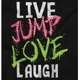 thumbnail image 2 of Live Laugh Love Inspirational Cute Girls Kids T Shirt Tees Teen Brisco Brands L, 2 of 6