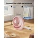 thumbnail image 4 of Ventilador circulador de aire Gaiatop, escritorio portátil, 12 cm, 3 velocidades, 6 W, 4 of 6