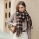 thumbnail image 5 of Bufanda Para Hombres Mujeres Bufanda De Cachemira Para El Cuello Bufanda De Invierno A Cuadros Otoño Más Suave Clásico Cálido Clima Frío Bufanda De Invierno Con Sensación De Cachemira, 5 of 6