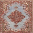 thumbnail image 1 of Ahgly Company Indoor Square Traditional Tan Brown Persian Area Rugs, 10' Square, 1 of 6