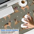 thumbnail image 2 of Long Mouse Pads for Desk,German Shepherd Dog and Footprint Desk Mats on Top Of Desks, Desk Mouse Pad Extra Large with 3mm Non-Slip Base and Stitched Edge for Gaming,Office,Work,Home 47.3"x23.6", 2 of 6