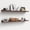 Walnut, variant on Floating Shelves Set of 2, Modern Wall Shelves with Lip, Display Picture Ledge for Bedroom, Living Room, Bathroom, Kitchen - Oak