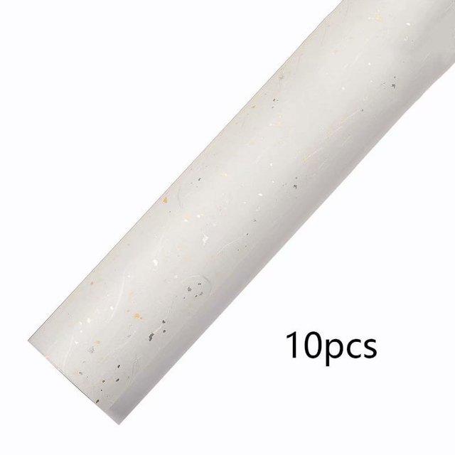20 hojas impermeables yunlong papel floral brillante engrosamiento papel de regalo coreano de puntos dorados y plateados de ensueño papel blanco oso de fresa Electrónica
