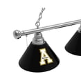 thumbnail image 2 of Appalachian State University 3 Shade Billiard Light with Chrome FIxture, 2 of 5