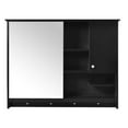 thumbnail image 4 of Wall-mounted, Clear Mirror, Adjustable Shelving - Enhance Bathroom Storage Flexibility, 4 of 7