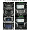 thumbnail image 2 of For Hyundai iX45 Santa Fe 2013 2014 2015 2016 2017 9" Touch Screen Android 13 Bluetooth Apple CarPlay 2+32GB Wifi RDS Car Stereo Radio Head Unit Multimedia GPS Navigation Player, 2 of 17
