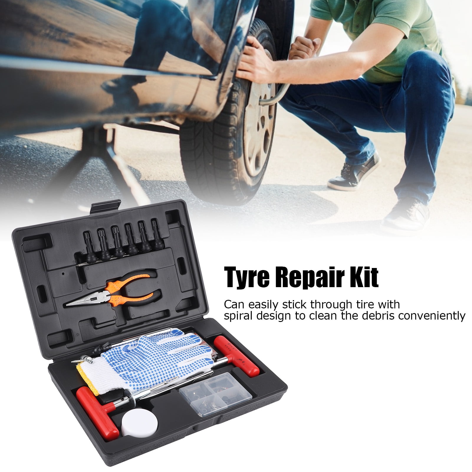 Fosa Motorcycle Repair Tool Kit,100Pcs 