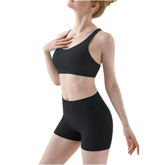 Timegard Culottes pour Femmes Taille Haute Extensible Mini-Bike Workout Shorts Respirants