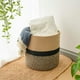 thumbnail image 4 of Cesta de ropa sucia, cesta, bolsa de ropa, cesta organizadora de Negro 20cm, 4 of 8