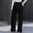 thumbnail image 5 of Endives Womens Wide Leg Sweatpants Baggy Joggers Straight Leg Pant Loose Fit Sport Pants With Pockets, 5 of 6