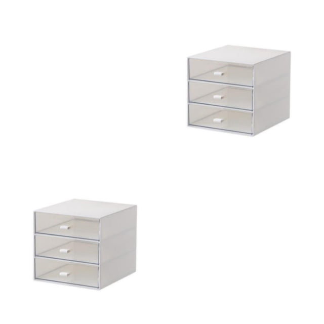 Matsuzay Organizador de cajas de almacenamiento para ocasiones aplicables para papelería organizador de cajones de plástico de gran capacidad Type1 NO1