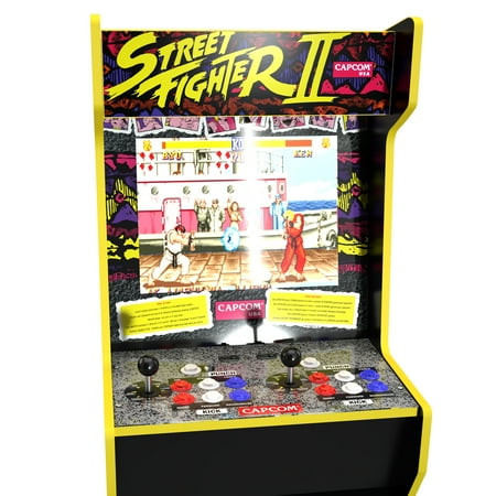 Arcade1Up - Street Fighter Legacy Edition Arcade with Riser & Lit Marquee