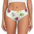 thumbnail image 1 of Balery Insects Ropa Interior de Algodón para Mujer con Dibujo – Braguitas Cómodas y Elásticas, Estilo Clásico-3X-Large, 1 of 6