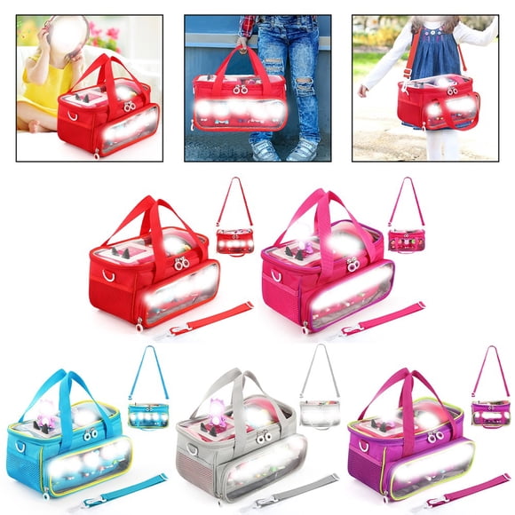 Étui de Transport Portable pour Ensemble de Départ Toniebox et Figurines Rose Mingyqi