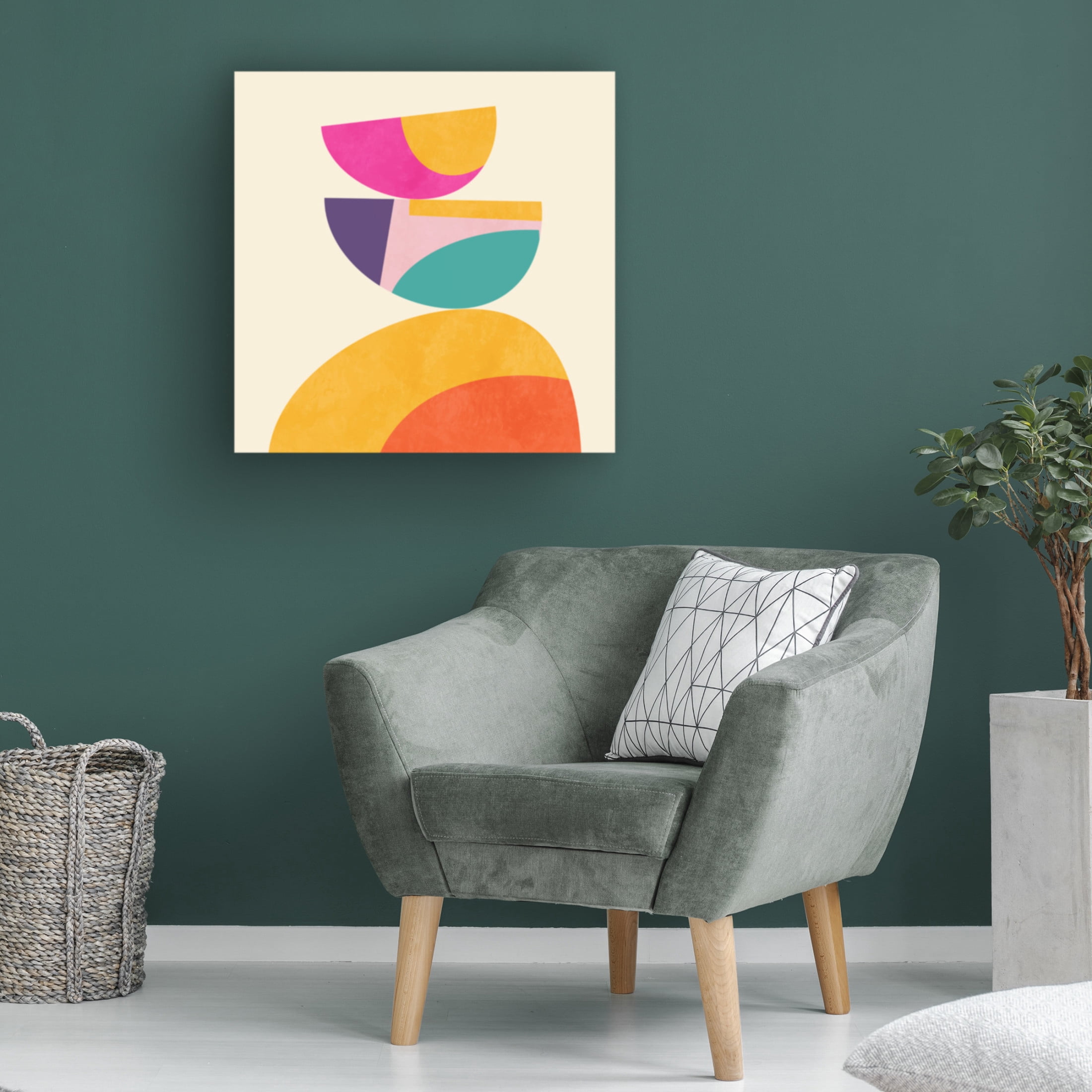 Trademark Fine Art Ana Rut Bre Pattern3 Mid Bunt 4 Canvas Wall Art