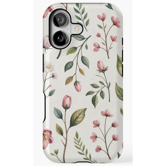 Delicate Cherry Blossom Spring Floral Phone Case for iPhone 11 12 13 14 15 16 17 Pro Max