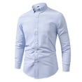 thumbnail image 2 of Awdenio Shirts for Men Long Sleeve Button Down Business Casual Shirts for Men Stripe Pattern, 2 of 9
