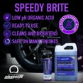 thumbnail image 2 of Nanoskin SPEEDY BRITE Professional Wheel & Tire Acid Cleaner 55 Gallons - Car Wash Wheel Cleaning Spray For Car Detailing | Works with Wheel Brush & Tire Brush | Melt Away Rust, Brake Dust, Road Grim, 2 of 4