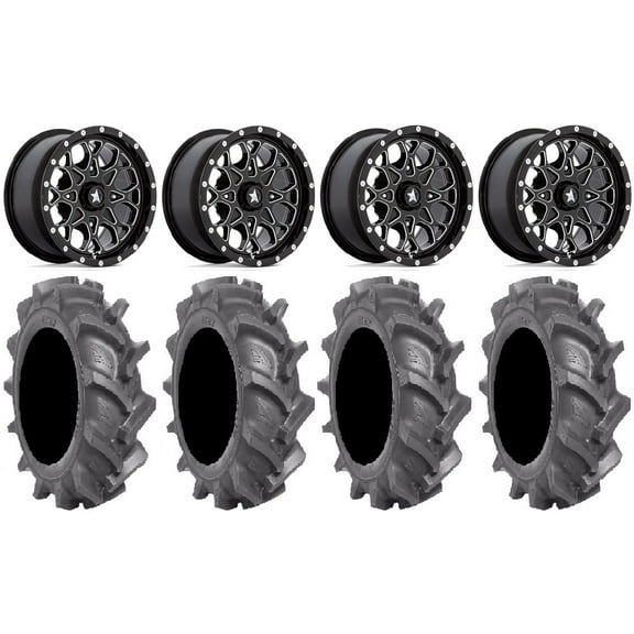 MSA Portal 16" Wheels Milled 31" BKT AT 171 Tires Sportsman RZR Ranger