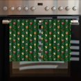 thumbnail image 2 of Green Christmas Kitchen Towels Set of 4, Water Absorbent Dish Towel, Green Botanical Xmas Balls Star Decorative Hand Towels - Quick Drying Cloth for Cooking Baking, 18x28 Inch, 2 of 8