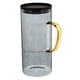 thumbnail image 5 of Jarra de vidrio de gran capacidad para agua fría, jarra para jugo (negra), 5 of 6