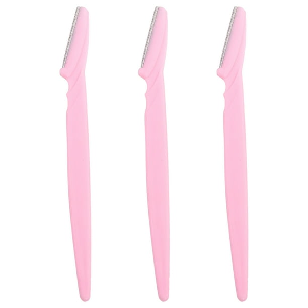 Dermaplaning Tool Eyebrow Razors for Women，Blade for Eyebrows and Peach
