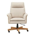 thumbnail image 2 of Better Homes & Gardens Juliet Tall Back Office Chair, Cream and Light Honey Finish, 2 of 8