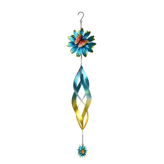Mainstays Metal Kinetic Butterfly Outdoor Wind Chime, Weather-Resistant