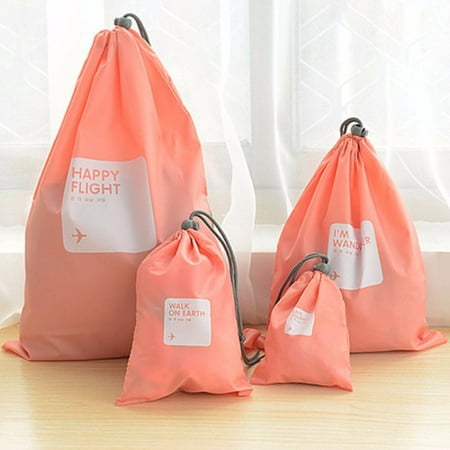 4pcs/lot Waterproof Storage Bags Travel Lingerie Makeup Pouch Cosmetic Underwear Organizer Bag
