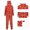 RedM, variant on Gcvizuso Christmas Hats, Santa Hat, Christmas Jumpsuit, Novelty Christmas Print Long Sleeved Romper, Funny an integral whole Pajamas With Zipper