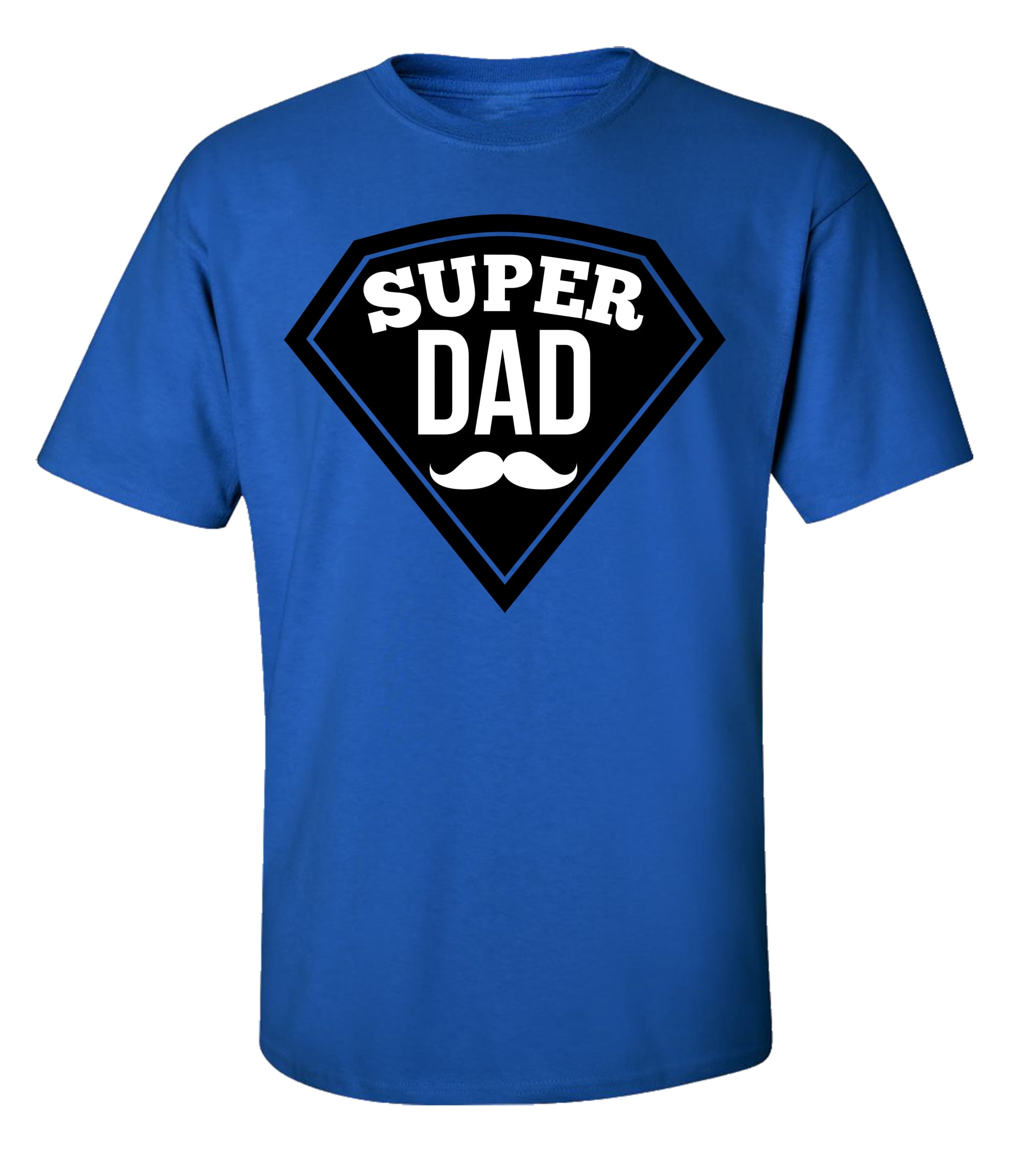 Father's Day Super DAD Short Sleeve Tee Shirt Charcoal - Picture 26 of 33