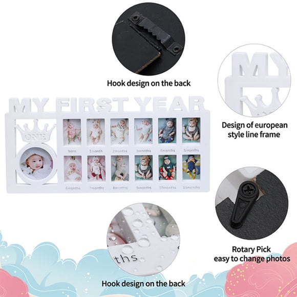 My First Year Picture Frames Memories Photo Frame DIY Keepsake Picture Frames Gift For New Mums And Dads
