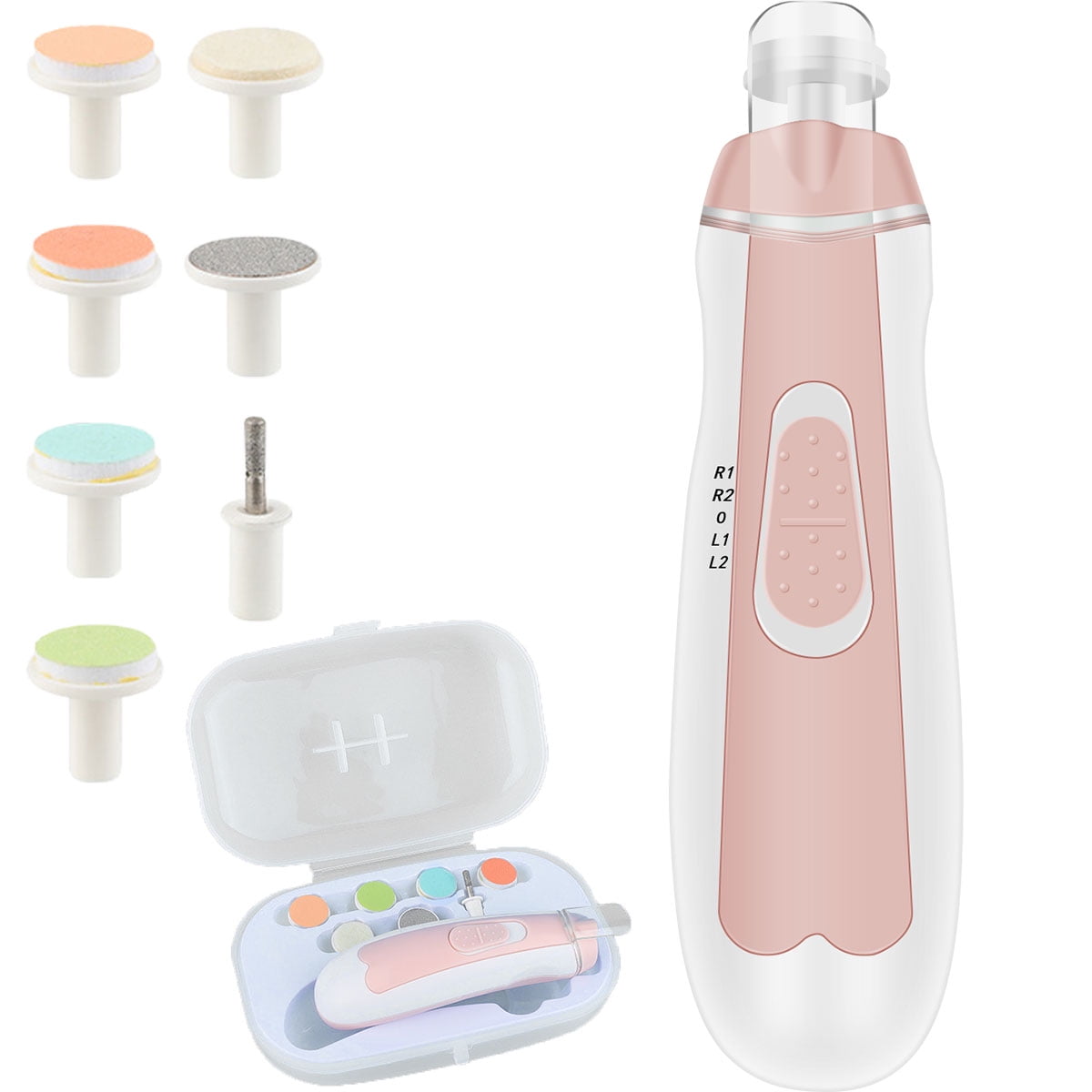 Baby Nail Trimmer Baby Nail File Electric Baby Nail Clippers with Light