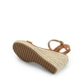 thumbnail image 4 of DREAM PAIRS Espadrilles Wedge Sandals for Women, Women's Open Toe Summer Dressy Sandals with Adjustable Ankle Strap and Soft Footbed, 4 of 7