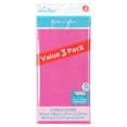 thumbnail image 5 of (4 pack) Rectangular 54" x 108" Neon Pink Plastic Table Covers, 3 Count, by Way To Celebrate, 5 of 8