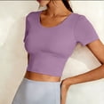 thumbnail image 4 of Women's Cropped Sports Bra Tank Top - Supportive Activewear for Yoga & Casual Wear, 4 of 6