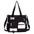 thumbnail image 2 of CAIXIA Crossbody Bags For WomenLarge Capacity Canvas Crossbody Backpack Messenger Bag, Versatile College Student Shoulder Tote Purse, 2 of 5
