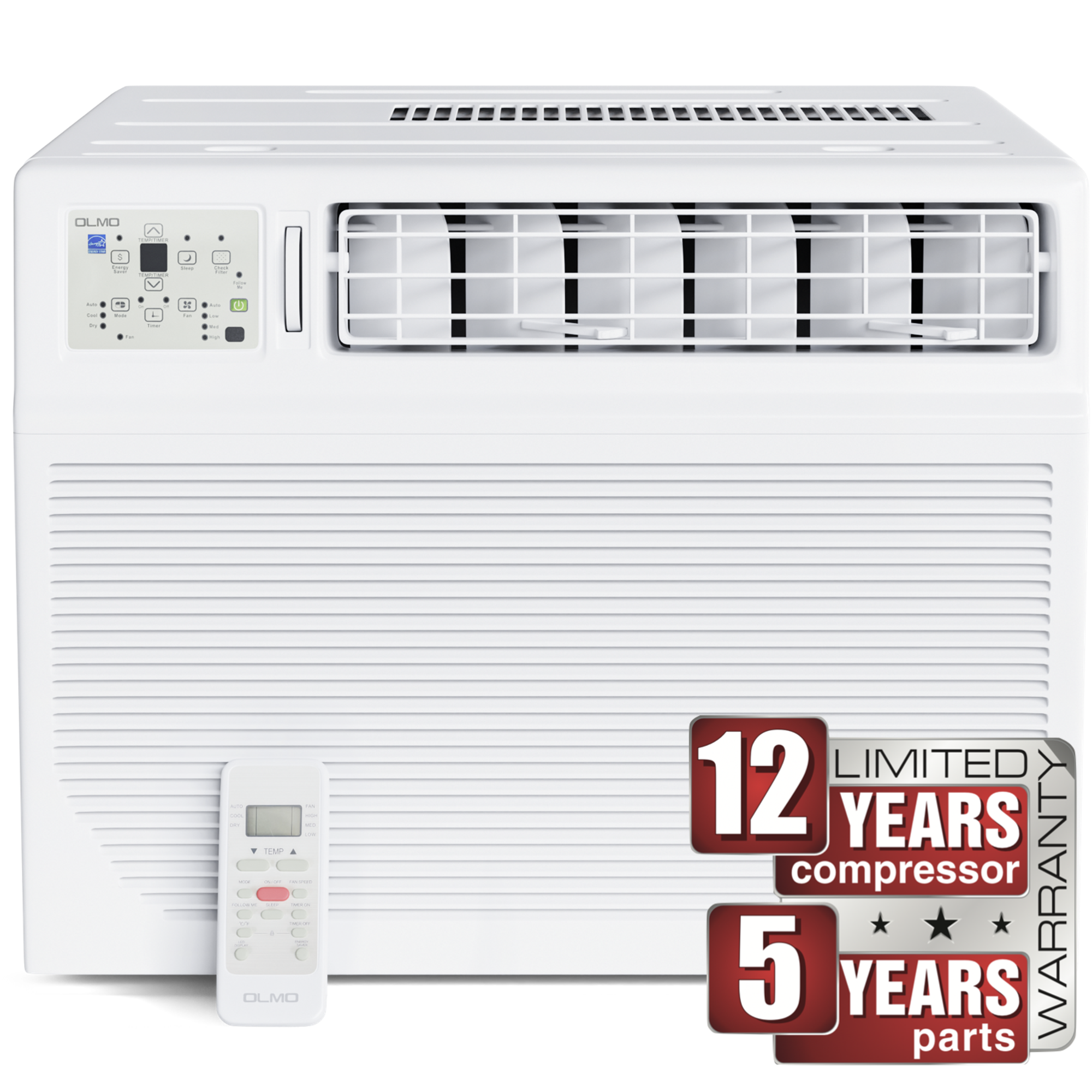 OLMO 18000 BTU Window Air Conditioner 11.8 CEER 208-230V with Remote  Controller and Window Frame - Walmart.com
