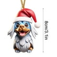 thumbnail image 5 of KCEHTA Dog Ornaments for Christmas Tree, Christmas Dog Ornaments, Cute Christmas Tree Hanging Ornament Dog Themed Christmas Birthday Party Home Decorations, 5 of 5