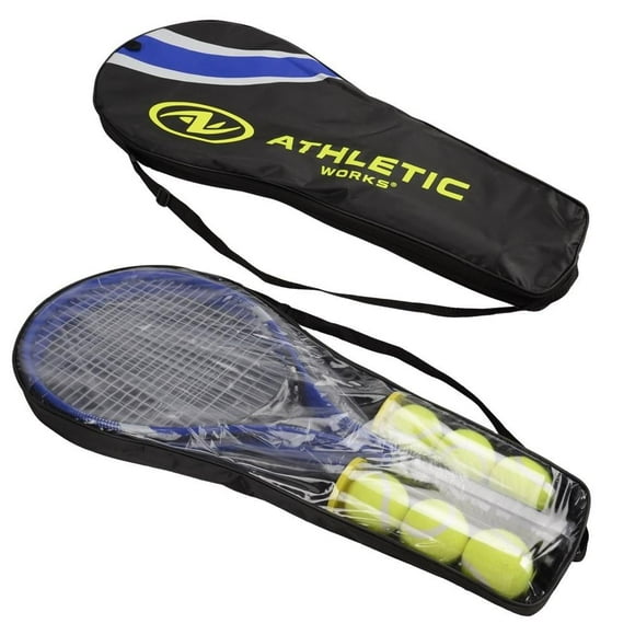 Set de raquetas de tennis Athletic Works de aluminio para 2 jugadores