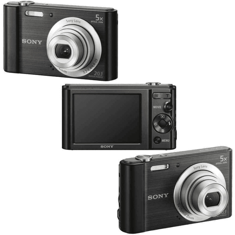 Sony Cyber-Shot DSC-W800 20.1MP Digital Camera 5x Optical Zoom 