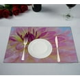 thumbnail image 1 of EREHome Dahlia Floral Pattern Placemat Table Mat 12x18 inches,Set of 2, 1 of 1