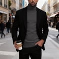 thumbnail image 4 of Men's Lightweight Turtleneck Shirts Long Sleeve Thermal Pullover Sweater Slim Fit Casual Knitted Basic Layer Tops, 4 of 8