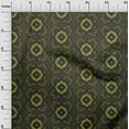 thumbnail image 2 of oneOone Cotton Poplin Fabric Floral Ikat Print Fabric By The Yard 42 Inch Wide, 2 of 4