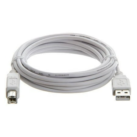 Usb Printer Scanner Cable AYA 15Ft. (15 Feet) Universal USB Printer Scanner Cable for HP, Canon, Brother, Xerox, Ricoh, Samsung ()