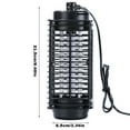 thumbnail image 2 of Jingjianm Electric Bug Zapper Indoor Outdoor Insect Killer Trap Mosquito, Fly, Moth, and Bug Control Safe, Efficient, and Eco-Friendly Black, 2 of 4
