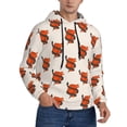thumbnail image 2 of Sikiie Snake Around Heart Men's Hoodie, Essentials Hoodie, Sweatshirt, Pullover Hooded Sweatshirt for Men-Large, 2 of 7