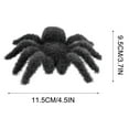 thumbnail image 3 of Granny's Best Realistic Black Spider, Indoor/Outdoor Decorations Props, 3 of 6