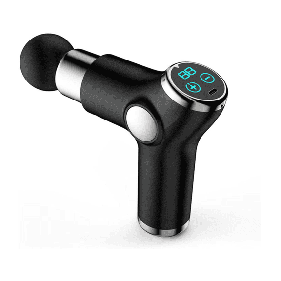 New Mini Fascia Gun KH-515 Massage USB Rechargeable Electronic Massager USB Rechargeable Cordless Handheld Massage Gun Black