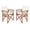 Natural/Beige, variant on Safavieh Laguna Outdoor Patio Director Chair, Set of 2 - Natural/Beige